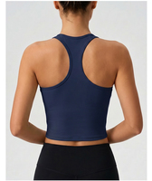 Meilleure Vente : Brassière de Sport Personnalisée à Col Carré, Dos Croisé, Haute Résistance, Dos Nu pour la Gym