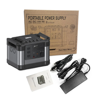 Système de batterie solaire lifepo4 batterie 1000w alimentation de station d'alimentation portable pour pc camping