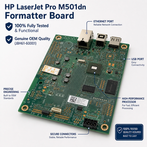 Carte mère originale J8H61-60001 pour imprimante <span class=keywords><strong>HP</strong></span> <span class=keywords><strong>LaserJet</strong></span> <span class=keywords><strong>Pro</strong></span> <span class=keywords><strong>M501dn</strong></span> M501n Series, carte logique testée - Product Image 2