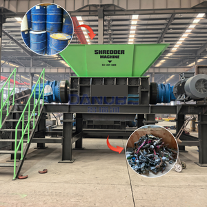 Double Shaft Waste Metal Steel Iron Recycling Waste Metal Shredder <b>Machine</b> for Sale - Product Image 1