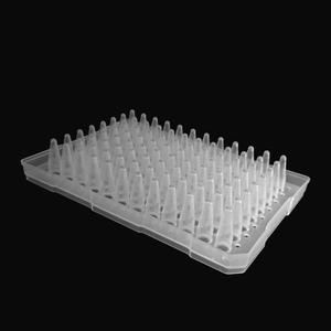 Plaque PCR jetable transparente Offre Spéciale 96 puits 0.1ml 0.2ml ABI 96 plaques PCR semi-jupes pour la science médicale - Product Image 3