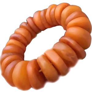 Ambra antica di massima per tagliare la pietra preziosa Ambra braccialetto dei monili Unisex gioielli - Product Image 3