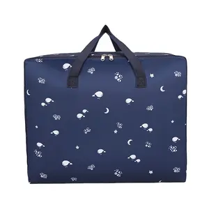 Scatola di imballaggio di alta qualità borsa mobile con grande manico portatile per uomo a casa in tessuto oxford extra large custodia con cerniere