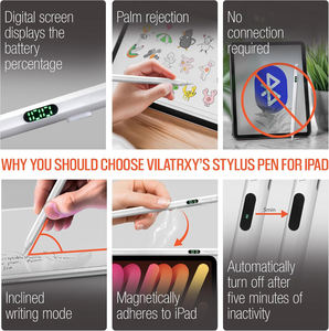 <span class=keywords><strong>ปากกา</strong></span>อัจฉริยะหน้าจอดิจิตอลใหม่ปากกาสไตลัสแบบชาร์จได้อเนกประสงค์ปุ่ม<span class=keywords><strong>ปากกา</strong></span>วาดภาพสัมผัสเหมาะสำหรับแท็บเล็ตคอมพิวเตอร์ - Product Image 5