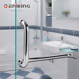 Poignée de porte en verre trempé Eniking OEM/ODM en acier inoxydable, design moderne, ambidextre, pour maison, bureau, hôtel, 8-12 mm, facile à installer - Product Image 6