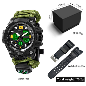 DFS10 Camuflaje verde Vert Verde Negro Desierto Multi colores 30ATM Relojes tácticos a prueba de agua Resistente Durable Rescate Hombres Herramientas - Product Image 2