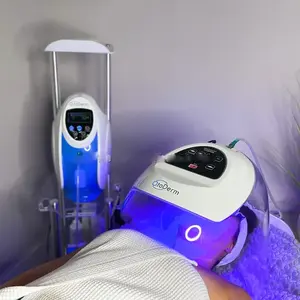 LED O2toderm Dome Mask macchina facciale per ossigeno Led Dome Hydro dermoabrasione Power Jet Peel maschera facciale a LED prezzo di fabbrica