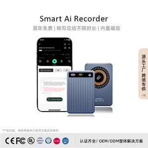 Grabadora de Voz con IA LA519, Formato MP3, 28 Horas de Grabación, Micrófonos Duales, Conversión de Voz a Texto, Resumen de Reuniones - Product Image 2