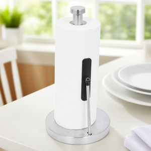 Portarotolo da Cucina Moderno in Acciaio Inox, Supporto per Carta Assorbente da Terra - Product Image 5