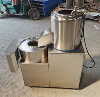 Machine à trancher les pommes de terre et les patates douces, électrique, commerciale et industrielle, avec fonction éplucheur