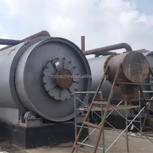Thailand market Used Plastic Pyrolysis Recycling Machine to oil Plant