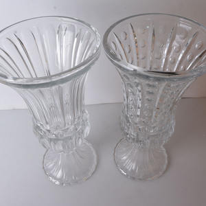 <span class=keywords><strong>Vaso</strong></span> di vetro verticale soffiato a mano di alta qualità <span class=keywords><strong>con</strong></span> il <span class=keywords><strong>piede</strong></span> alto moderno & stile classico tradizionale per la decorazione da tavolo o del partito - Product Image 4