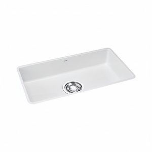 [BAEKJO] Évier en émail 860 blanc, prenant en charge divers accessoires pour améliorer l'efficacité du lavage et du séchage - Product Image 2