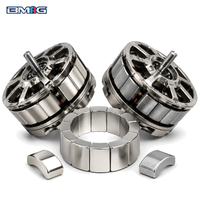 Magnet Segmen Motor N52SH NdFeB Magnet Rotor Busur Neodymium untuk UAV
