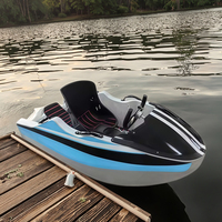 Jet ski électrique pour adulte, 55 kWh, 18 kW, 76 Ah, mini, 1 place, vitesse maximale de 55 km/h, moto aquatique, surf, pêche, Rush Wave Rider
