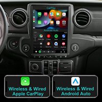 Autoradio Android 12,1 pouces pour Jeep Wrangler 2018-2022/ Gladiator 2020-2022, CarPlay sans fil, autoradio, récepteur audio