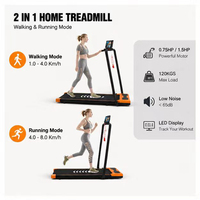 Caminadora Plegable 2 en 1 para Debajo del Escritorio, Uso en Oficina y Hogar, 10.5cm de Grosor, Ahorra Espacio, Funcionamiento Silencioso, MOQ Bajo