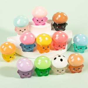 2025 superventas lindo dibujo animado 3D hongo Diy joyería crema pegamento resina llavero colgante coche escritorio ornamento al por mayor - Product Image 3