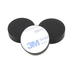 Zwart 3M Tape Plakband Siliconen Rubber Wasmachine Pakking Cirkel Bumper Pad Voor Meubelvoeten