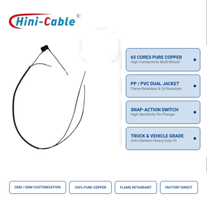 Faisceau <span class=keywords><strong>de</strong></span> câbles micro-interrupteur <span class=keywords><strong>de</strong></span> verrouillage <span class=keywords><strong>de</strong></span> porte automobile personnalisé avec cordon <span class=keywords><strong>de</strong></span> déconnexion rapide et borne à fourche pour véhicule - Product Image 1