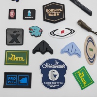 Étiquettes en caoutchouc PVC souple 3D personnalisées avec logo en relief, lavables, pour vêtements, bikinis, sacs, chaussures - Taille personnalisée