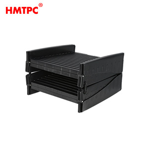 Rampa portátil para perros Hmtpc, plegable, antideslizante, escalera para mascotas para maletero de camioneta, negra, 4000g, material PP - Product Image 3