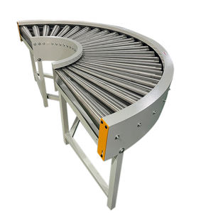 90 Graden 180 Graden Draaiende Power Rollenbaan Systeem Zware Laadroltransportbaan Voor Het Laden Van Transportwagens - Product Image 1