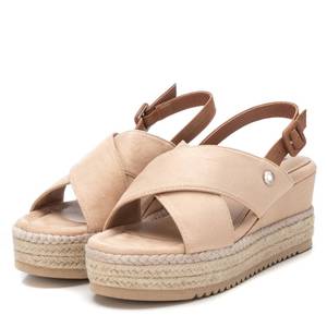 Sandalias de Plataforma Beige para Mujer, Estilo Espadrille, Marca Refresh - Product Image 4