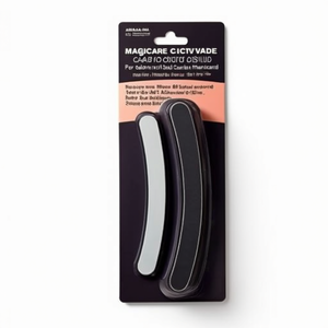 Magicare Curve Shape <b>Nail</b> <b>File</b> 80 Grit Single Double Side Professional Buffer For Salon And Self Care Manicure - Product Image 3