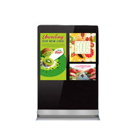 Totem Pubblicitario LCD per Marketing di Affiliazione, Display Pubblicitario Esterno Capacitivo Impermeabile, Lettore Totem da 6mm SDK 1 Anno di Garanzia