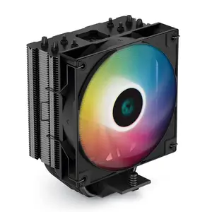 DeepCool GAMMAXX AG400 WH ARGB CPU putih Cooler5V-3Pin Aura SYNC 120mm kipas 220w TDP 6mmX4 Heatipes pendingin CPU semua putih