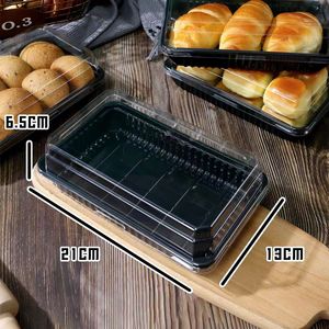 Boîtes d'emballage extra-larges pour gâteaux, pains et roulés suisses ; Boîtes pour fruits frais et shortbread ; Emballages blister jetables - Product Image 5