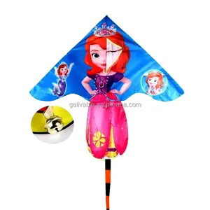 Atacado china weikite fácil mosca animal dos desenhos animados delta kites para crianças