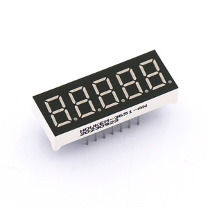 Panneaux d'affichage LED à cathode commune à bas prix en gros, affichage LED blanc à 7 segments, 0,36 pouce, 5 chiffres - Product Image 2
