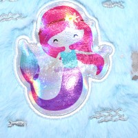 Bulk Custom Mermaid Plüsch Tagebuch Set mit Schloss Schlüssel & Stift-2025 Stickerei Notizblock, Mädchen Geburtstags geschenk (Kinder sicher)