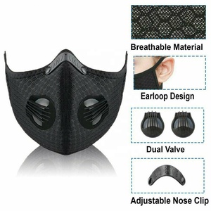 Anti niebla <span class=keywords><strong>de</strong></span> carbono activado en la montaña deporte capacitación bicicletas montar máscara - Product Image 2