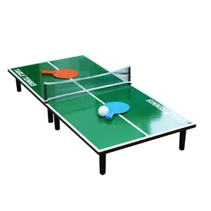 Penjualan Laris Set Tenis Meja Mini Kayu Permainan Desktop Anak-anak Portabel Olahraga Dalam Ruangan