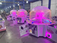 Chaud populaire 5 joueurs Mini grue Arcade attrape-bonbons Machine jouet de vente à pièces 220v Construction en métal haut idée cadeau