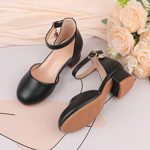 Nouvelles chaussures de princesse pour filles 2025 avec talons pour enfants, chaussures Mary Jane pour la danse des enfants - Product Image 3