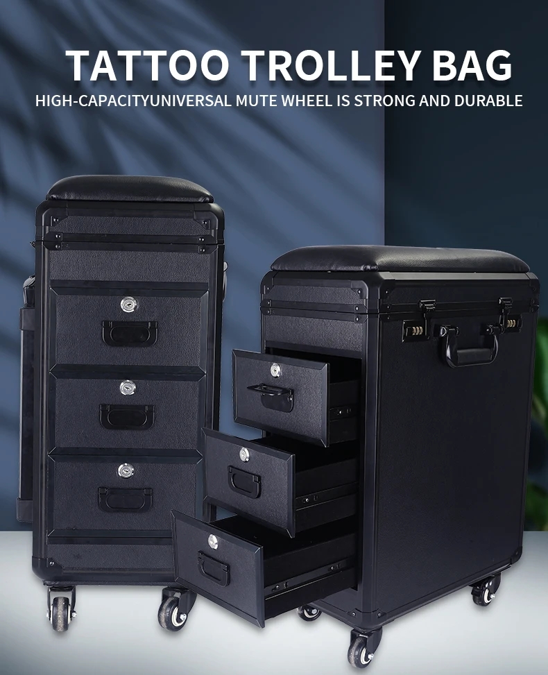 rolling tattoo artist case