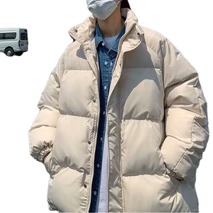 Blouson d'hiver décontracté professionnel de bonne qualité, surdimensionné, avec fermeture éclair, en stock, style urbain, confortable pour hommes - Product Image 1