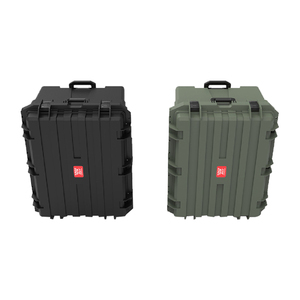Fabricant de gros mallette rigide en plastique mallette rigide d'équipement mallette de voyage portable étanche avec tiges de traction et roues - Product Image 6