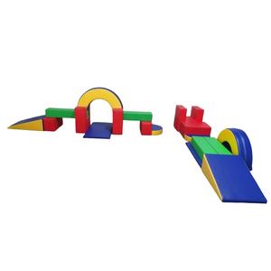 Jeu doux rose ensemble complet <span class=keywords><strong>mousse</strong></span> bébé coffre-fort zone intérieure clôture jouets pour enfants aire de jeux Rockers Cubes - Product Image 6