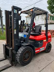 Merek Jepang 3 Ton <span class=keywords><strong>Forklift</strong></span> pembakaran Internal dengan dua tahap tiang ban padat digunakan untuk duduk operasi kompatibel - Product Image 2