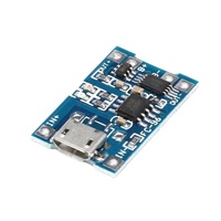 Module de charge de batterie au lithium TP4056 Micro USB 5V 1A 18650 avec double fonction