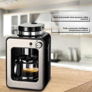 Machine à café automatique 2-en-1 la plus vendue pour la maison et le commerce, mini-moulin à café américain intégré - Product Image 3