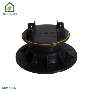 Base de support de sol en plastique Sunsbuild avec dessus jaune pour accessoires de revêtement de sol, finition mate durable, design moderne - Product Image 2