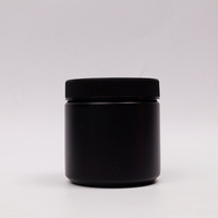 Pot vide en plastique HDPE orange à large ouverture de 500 ml avec bouchon à vis pour l'emballage de granulés à croquer souples, 16 oz