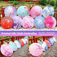 Parapluie décoratif chinois traditionnel personnalisé |   Parapluie artisanal à manche en bois massif pour événements et spectacles de danse en restaurant