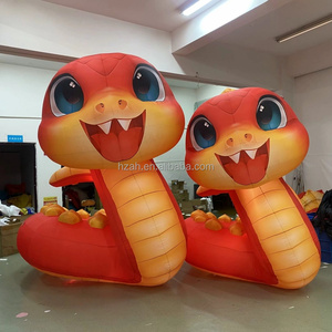 Inflatable rắn mô hình thiết kế mới Màu đỏ rắn bóng với <span class=keywords><strong>LED</strong></span> ánh sáng Blow-up quảng cáo <span class=keywords><strong>inflatables</strong></span> - Product Image 1